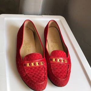 ferragamo red flats